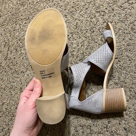 Grey Suede Heels - Picture 5 of 5